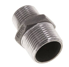 1/2'' NPT x 3/4'' NPT Acero inoxidable Espiga doble 16 Bar