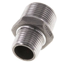1/2'' NPT x 3/4'' NPT Acero inoxidable Espiga doble 16 Bar
