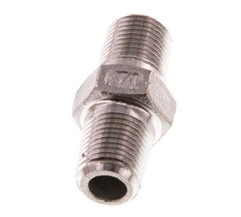 R 1/8'' Stainless steel Double Nipple 16 Bar [5 Pieces]