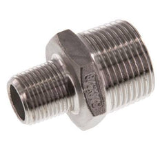 R 3/4'' x R 3/8'' Acero inoxidable de doble espiga 16 Bar