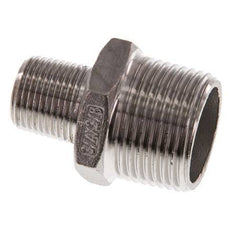 R 3/4'' x R 3/8'' Acero inoxidable de doble espiga 16 Bar