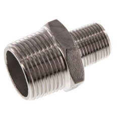 R 3/4'' x R 3/8'' Acero inoxidable de doble espiga 16 Bar