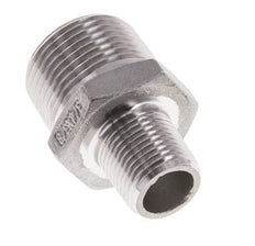 3/8'' NPT x 3/4'' NPT Acero inoxidable Espiga doble 16 Bar