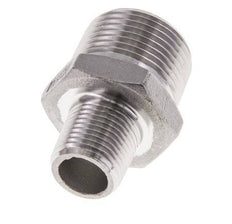 3/8'' NPT x 3/4'' NPT Acero inoxidable Espiga doble 16 Bar