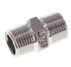 3/8'' NPT Stainless steel Double Nipple 16 Bar [2 Pieces]