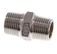 R 3/8'' Stainless steel Double Nipple 16 Bar [2 Pieces]