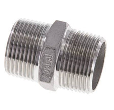 1'' NPT Acero inoxidable Espiga doble 16 Bar
