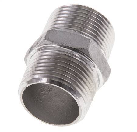 1'' NPT Acero inoxidable Espiga doble 16 Bar