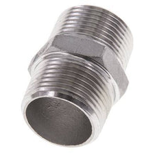 1'' NPT Acero inoxidable Espiga doble 16 Bar