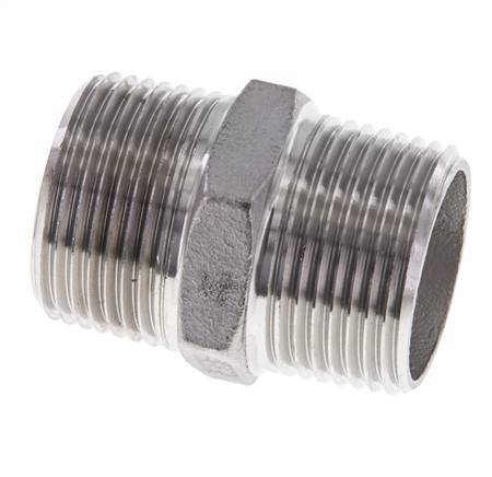 1'' NPT Acero inoxidable Espiga doble 16 Bar