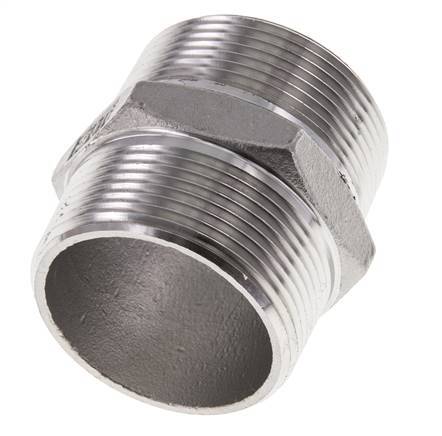 1 1/2'' NPT Acero inoxidable Espiga doble 16 Bar