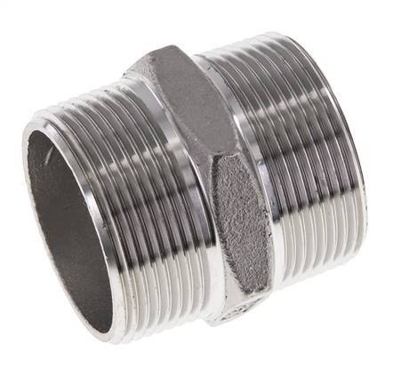 1 1/2'' NPT Acero inoxidable Espiga doble 16 Bar