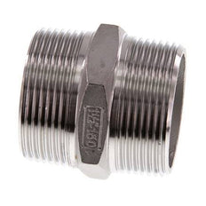 R 1 1/2'' Acero inoxidable de doble espiga 16 Bar