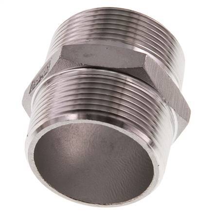 R 1 1/2'' Acero inoxidable de doble espiga 16 Bar