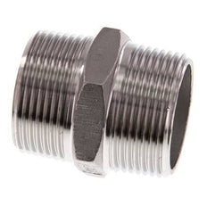 R 1 1/4'' Acero inoxidable Doble Boquilla 16 Bar