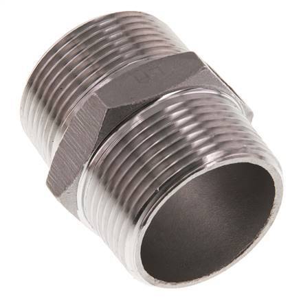 R 1 1/4'' Acero inoxidable Doble Boquilla 16 Bar
