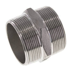 2'' NPT Acero inoxidable Espiga doble 16 Bar