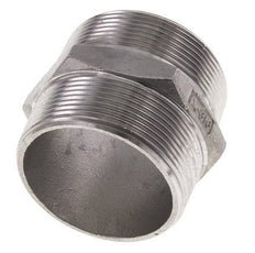 2'' NPT Acero inoxidable Espiga doble 16 Bar
