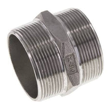 2'' NPT Acero inoxidable Espiga doble 16 Bar