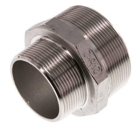 R 2 1/2'' x R 2'' Acero inoxidable de doble espiga 16 barras