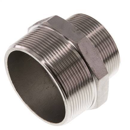 R 2 1/2'' x R 2'' Acero inoxidable de doble espiga 16 barras