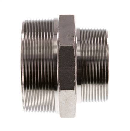R 2 1/2'' x R 2'' Acero inoxidable de doble espiga 16 barras