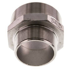 R 2 1/2'' x R 2'' Acero inoxidable de doble espiga 16 barras