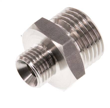 G 1/2'' x G 1/4'' Acero inoxidable de doble espiga 40 Bar