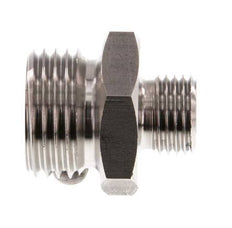 G 1/2'' x G 1/4'' Acero inoxidable de doble espiga 40 Bar