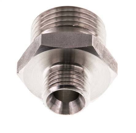 G 1/2'' x G 1/4'' Acero inoxidable de doble espiga 40 Bar