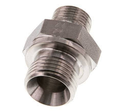 G 1/2'' x G 3/8'' Acero inoxidable doble espiga 400 Bar - Hidráulico