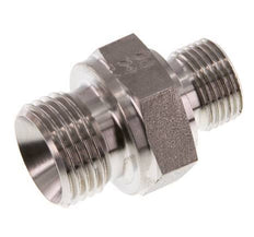 G 1/2'' x G 3/8'' Acero inoxidable doble espiga 400 Bar - Hidráulico