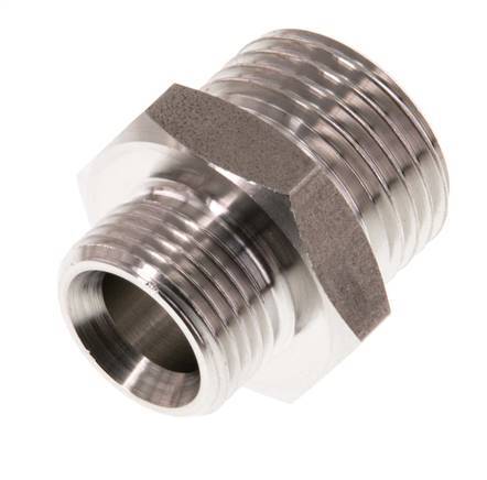 G 1/2'' x G 3/8'' Acero inoxidable de doble espiga 40 Bar