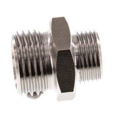 G 1/2'' x G 3/8'' Acero inoxidable de doble espiga 40 Bar
