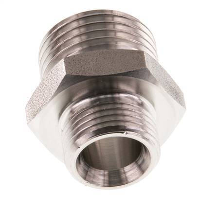 G 1/2'' x G 3/8'' Acero inoxidable de doble espiga 40 Bar