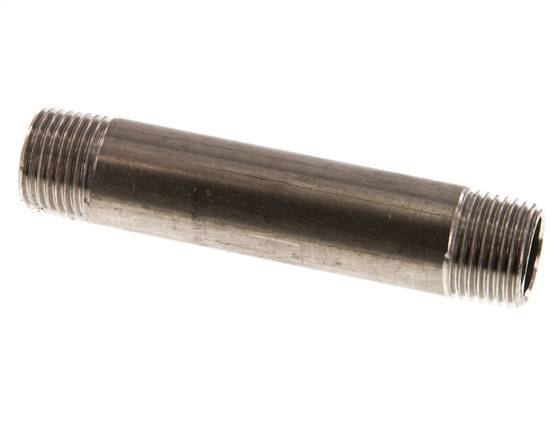 R 1/2'' Stainless steel Double Pipe Nipple 20 Bar DIN 2982 - 100mm