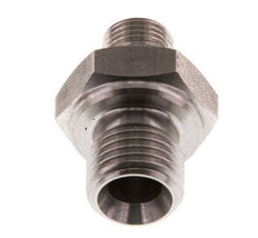 G 1/4'' x G 1/8'' Acero inoxidable doble espiga 400 Bar - Hidráulico