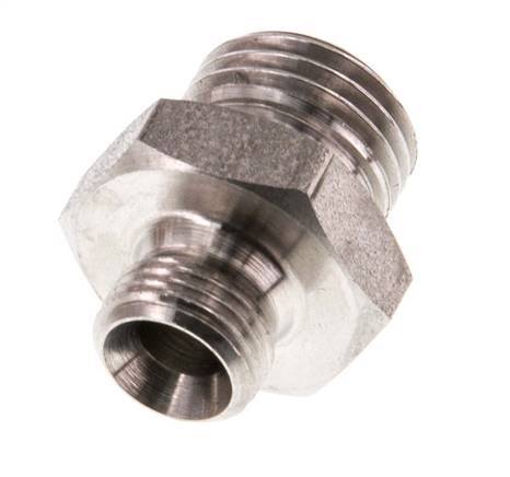 G 1/4'' x G 1/8'' Acero inoxidable de doble espiga 40 Bar