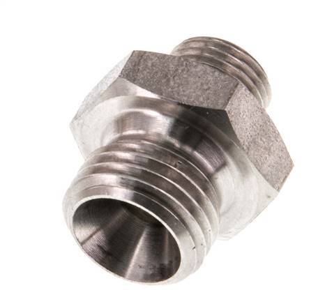 G 1/4'' x G 1/8'' Acero inoxidable de doble espiga 40 Bar