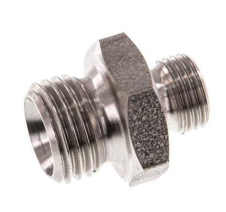 G 1/4'' x G 1/8'' Acero inoxidable de doble espiga 40 Bar