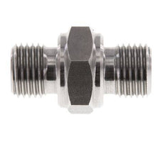 G 1/4'' Acero inoxidable doble espiga 400 Bar - Hidráulico