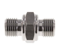 G 1/4'' Acero inoxidable doble espiga 400 Bar - Hidráulico