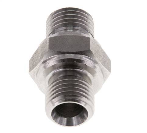 G 1/4'' Acero inoxidable doble espiga 400 Bar - Hidráulico
