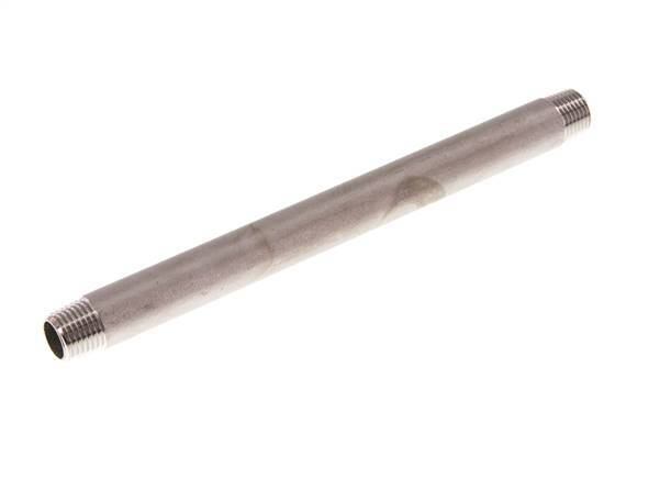 R 1/4'' Stainless steel Double Pipe Nipple 20 Bar DIN 2982 - 160mm