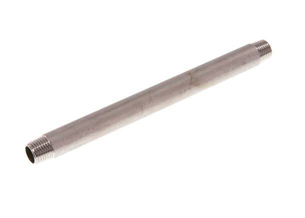 R 1/4'' Stainless steel Double Pipe Nipple 20 Bar DIN 2982 - 160mm