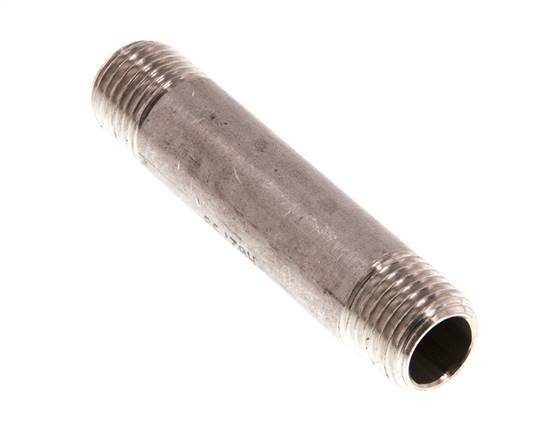 R 1/4'' Stainless steel Double Pipe Nipple 20 Bar DIN 2982 - 60mm
