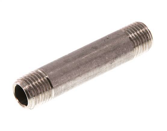 R 1/4'' Stainless steel Double Pipe Nipple 20 Bar DIN 2982 - 60mm