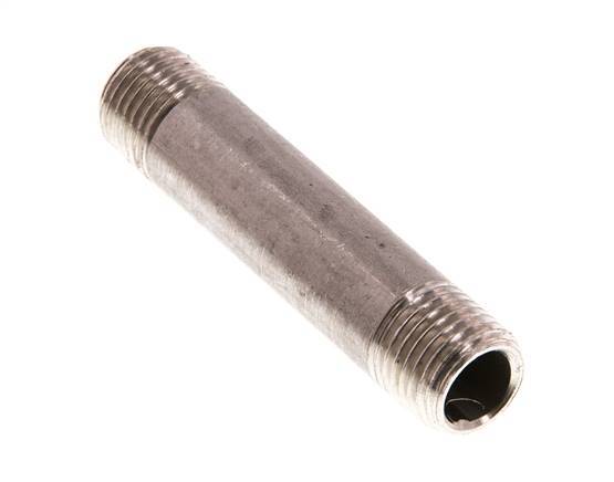 R 1/4'' Stainless steel Double Pipe Nipple 20 Bar DIN 2982 - 60mm