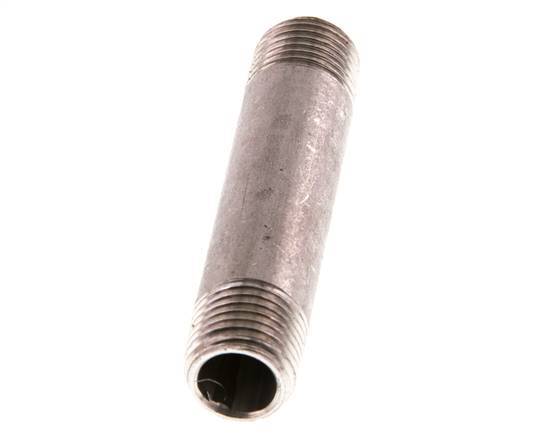 R 1/4'' Stainless steel Double Pipe Nipple 20 Bar DIN 2982 - 60mm