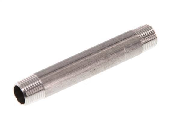 R 1/8'' Stainless steel Double Pipe Nipple 20 Bar DIN 2982 - 60mm